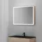 Зеркальный шкаф «Sancos» Mirror 100 с подсветкой дуб галифакс натуральный универсальный, фото №5