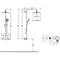 Душевая система «Jacob Delafon» Atom E36125-CP с термостатом, фотография №3