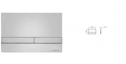 Кнопка смыва «Vitra» Select 740-1121 глянцевый хром