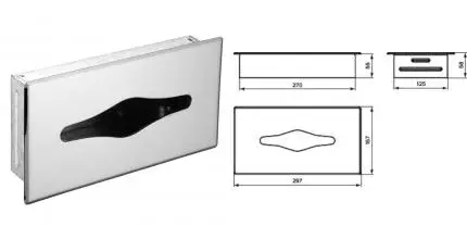 Диспенсер для бумажных полотенец «Ideal Standard» Iom A9133MY встраиваемый хром