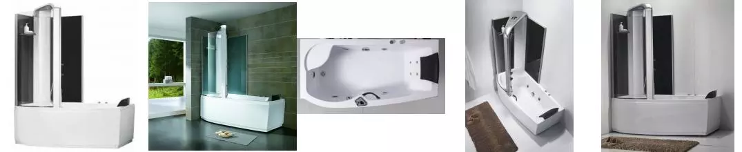 Гидромассажная ванна акриловая «Orans» BT-9501 170/85 с каркасом с сифоном с ручками белая левая