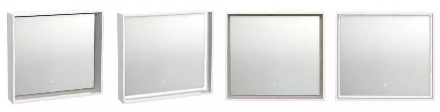 Зеркало «Cersanit» Louna 80/70 с подсветкой белое
