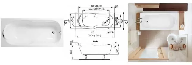 Ванна акриловая «Vagnerplast» Nymfa 150/70 (VPBA157NYM2E-01) без опор без сифона белая