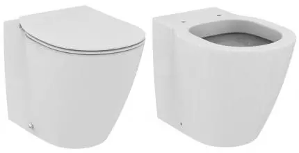 Приставной унитаз «Ideal Standard» Connect E803401 (E772401) белый с сиденьем дюропласт с микролифтом белое