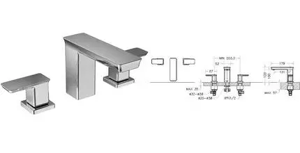 Смеситель для раковины «Bravat» Phillis F256101C-ENG хром