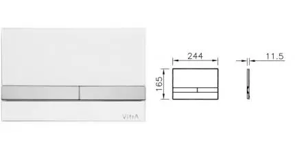 Кнопка смыва «Vitra» Select 740-1100 белая