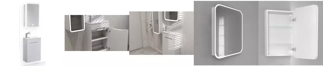 Мебель для ванной подвесная «Jorno» Modul 50 белая