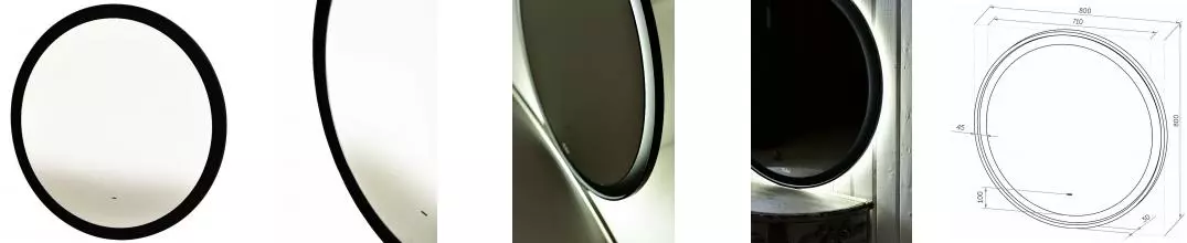 Зеркало «Sintesi» Callisto 80/80 с сенсорным выключателем с подсветкой