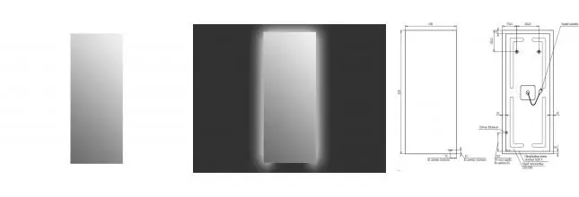 Зеркало «Cersanit» Eclipse smart 60/145 с подсветкой