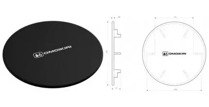 Накладка для корзинчатого вентиля «Omoikiri» DEC-GB графит