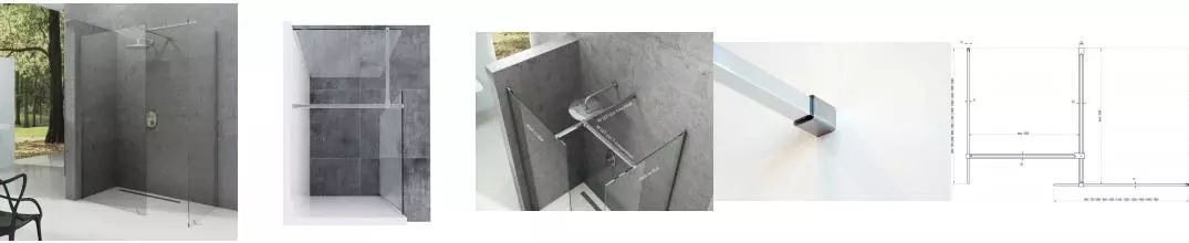 Душевой угол-ограждение «Ravak» Walk-In Double Wall 190-260/70 Transparent/хром универсальный