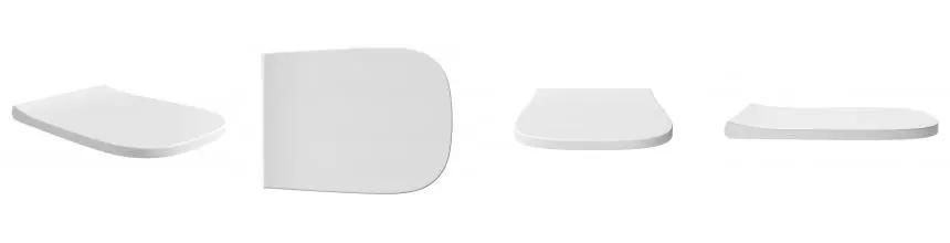 Сиденье для унитаза «Alice» Wunder MC4509S дюропласт с микролифтом белое матовое