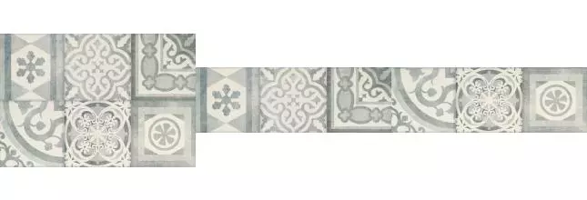 Настенное панно «Porcelanite Dos» 9512 Composicion Retro II Matt. (комплект из 2 шт.) 90х60 912087 gris