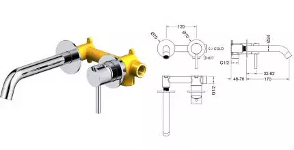 Смеситель для раковины «Timo» Saona 2372/00SM хром