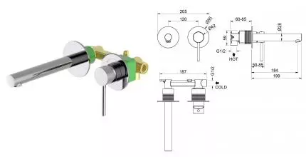 Смеситель для раковины «Timo» Saona 2391/00SM хром